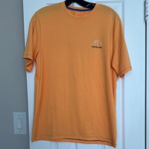 Vibrant Orange Short Sleeve Tee with Dark Trim Boys